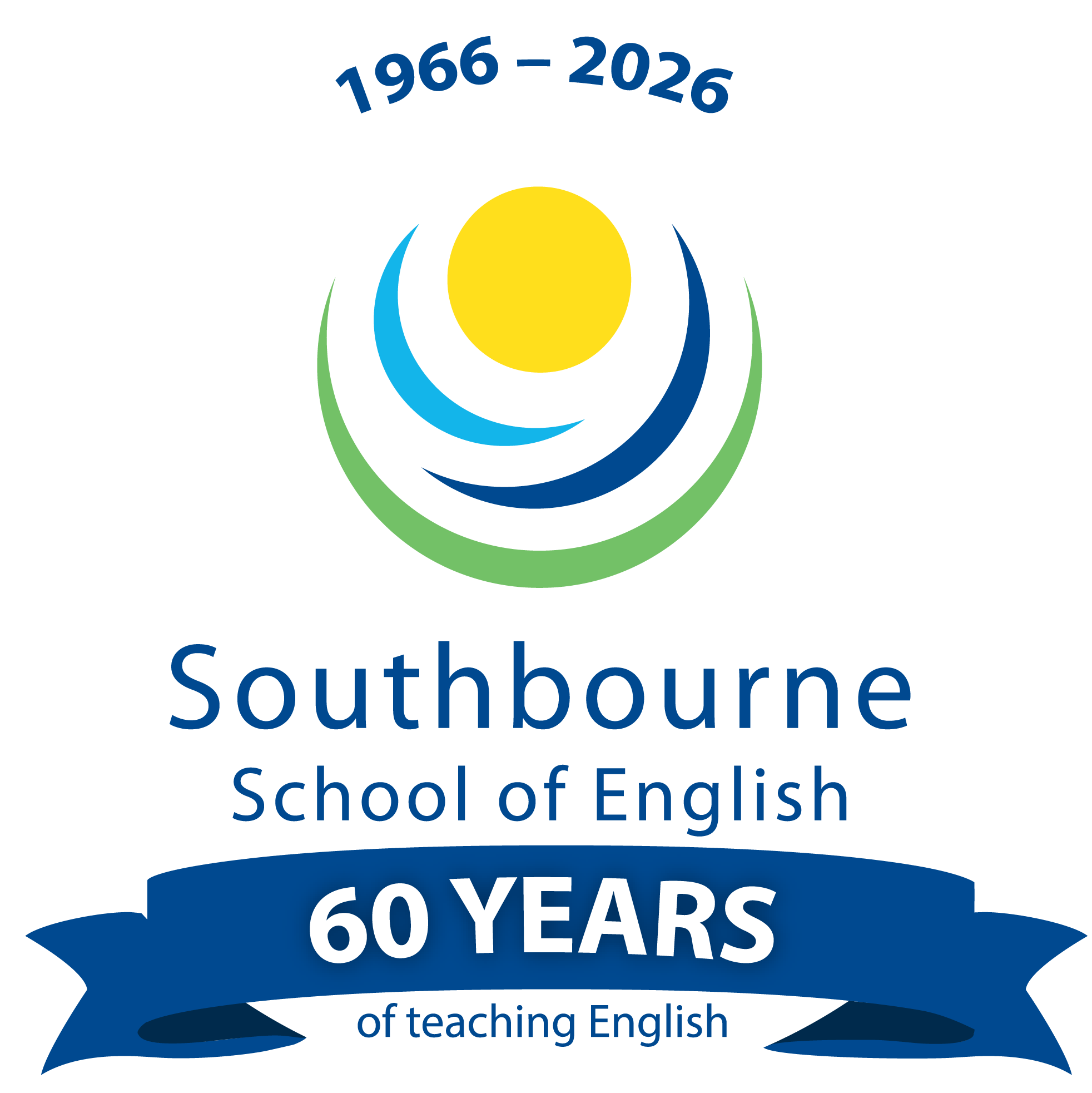 Southbourne School of English 60 years logo