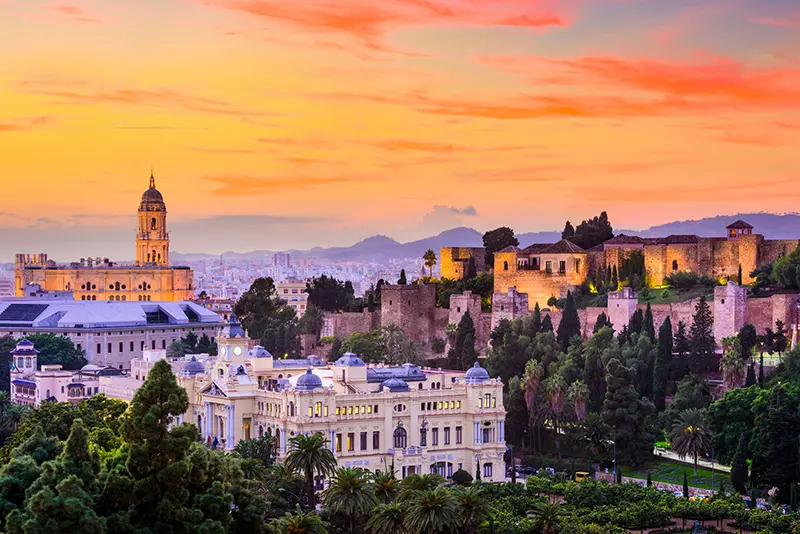 Malaga, Spain Skyline