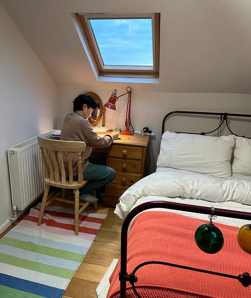 Homestay student bedroom 2 in a homestay home